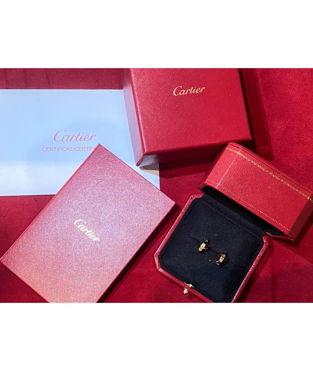 CARTIER Золотые серьги из желтого золота, фото 6