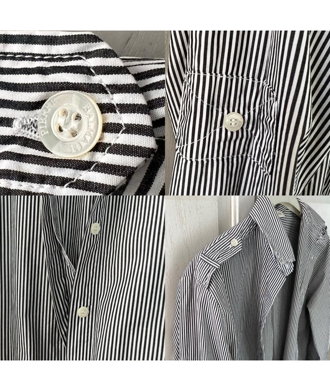 PIERRE BALMAIN Синяя хлопковая рубашка, фото 4