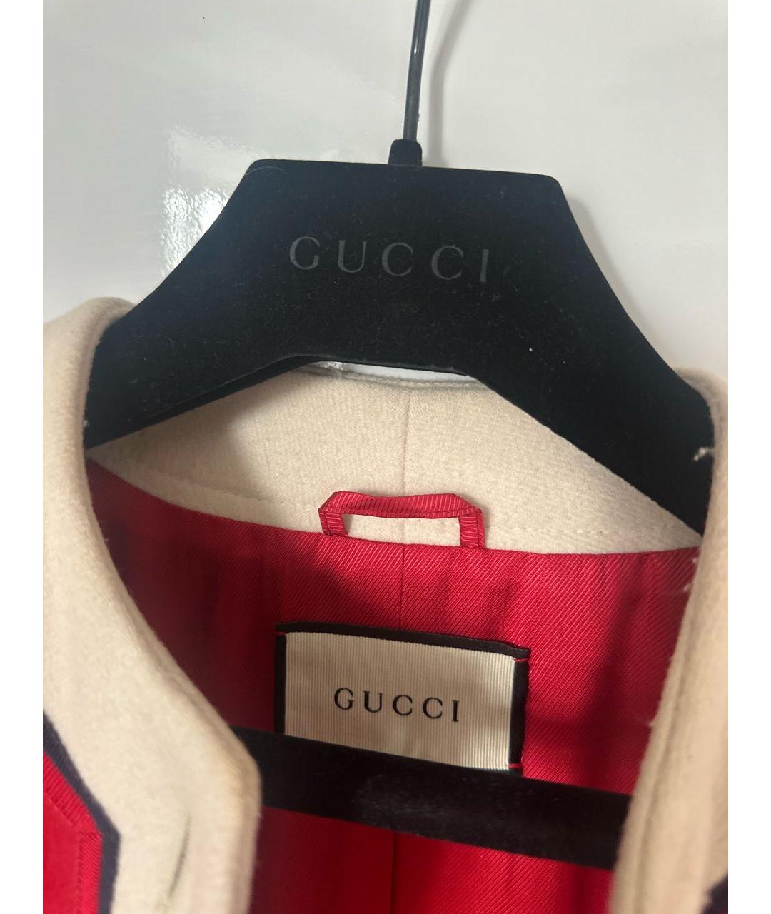 GUCCI Красное шерстяное пальто, фото 2