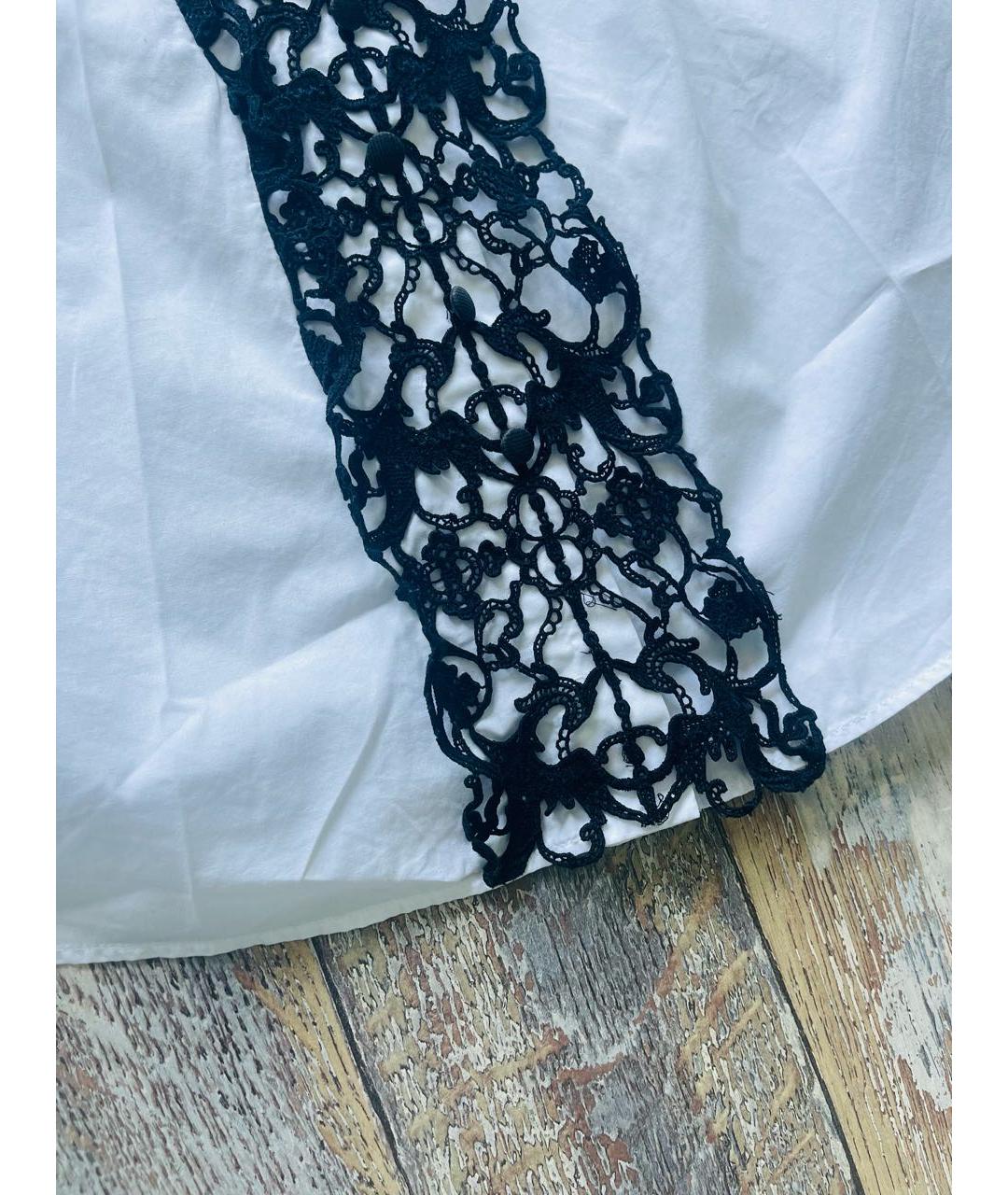 DOLCE&GABBANA Белая хлопковая рубашка, фото 3