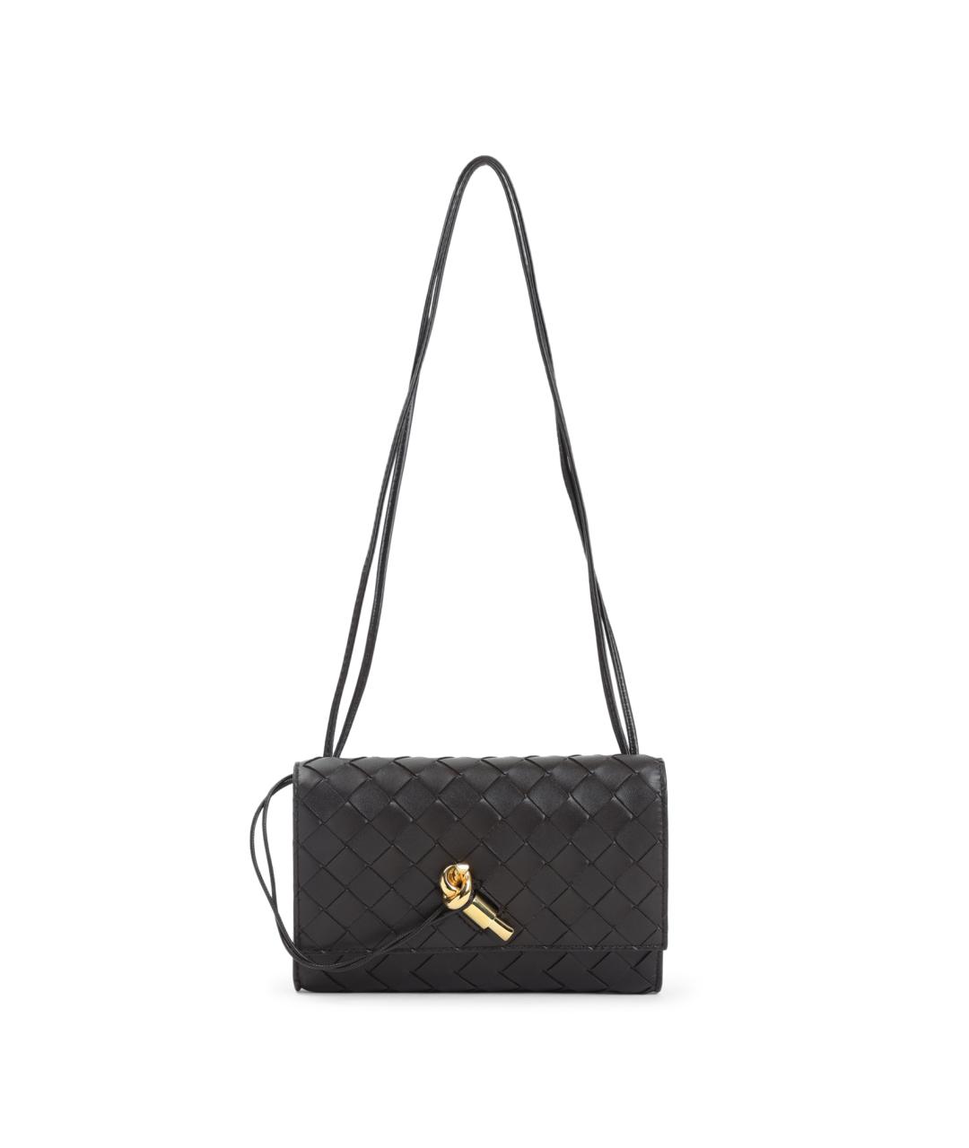 BOTTEGA VENETA Коричневая кожаная сумка через плечо, фото 1