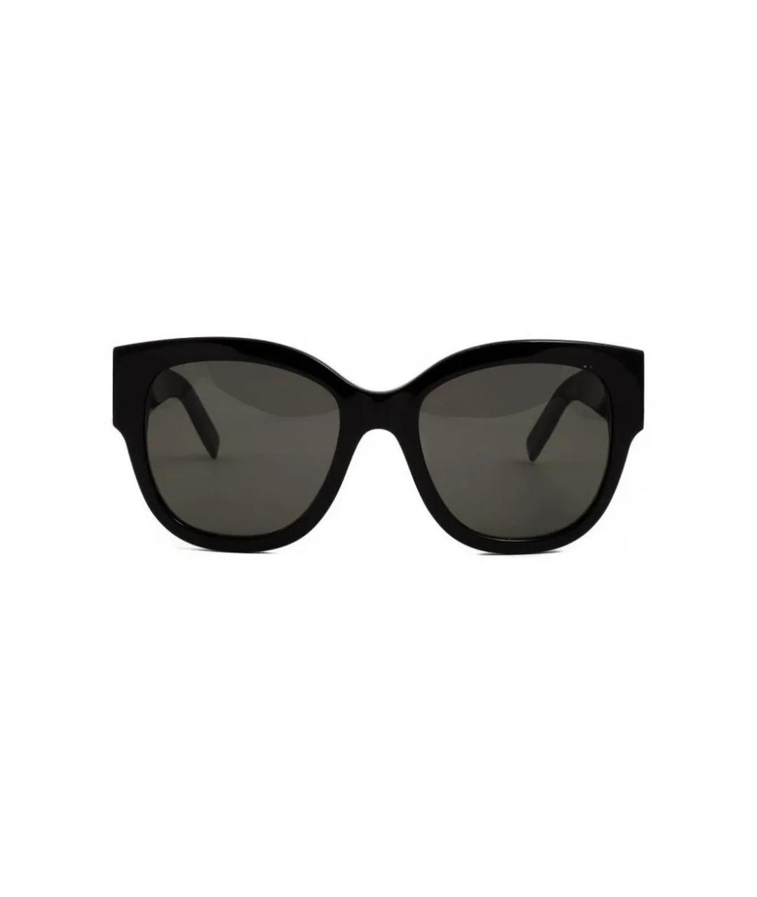 SAINT LAURENT Черные пластиковые солнцезащитные очки, фото 2