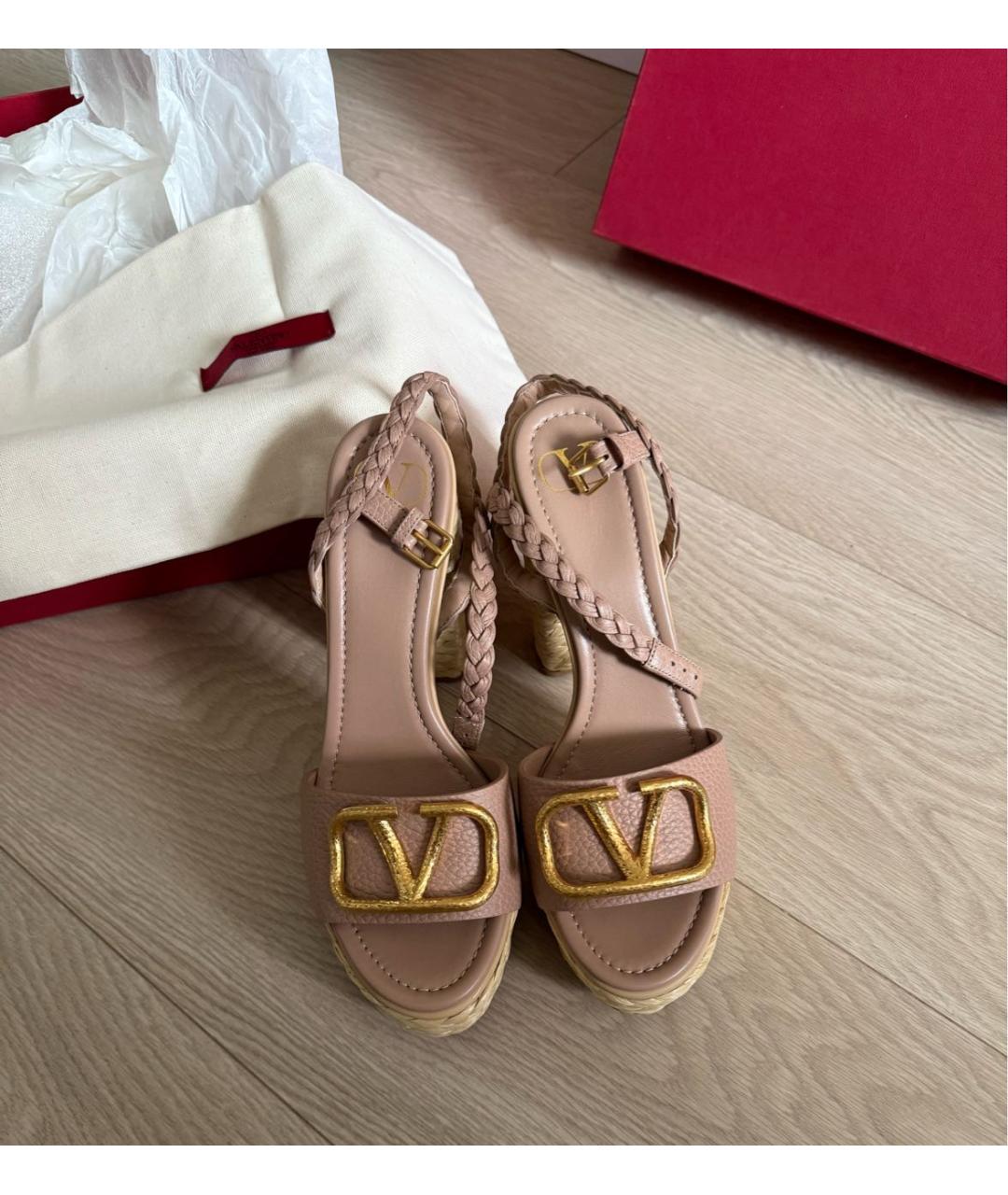 VALENTINO Босоножки из искусственной кожи, фото 6