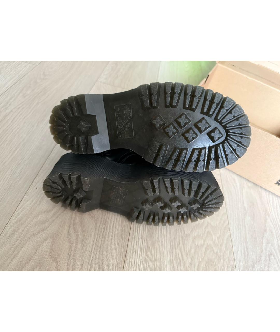 DR. MARTENS Черные ботинки из лакированной кожи, фото 4