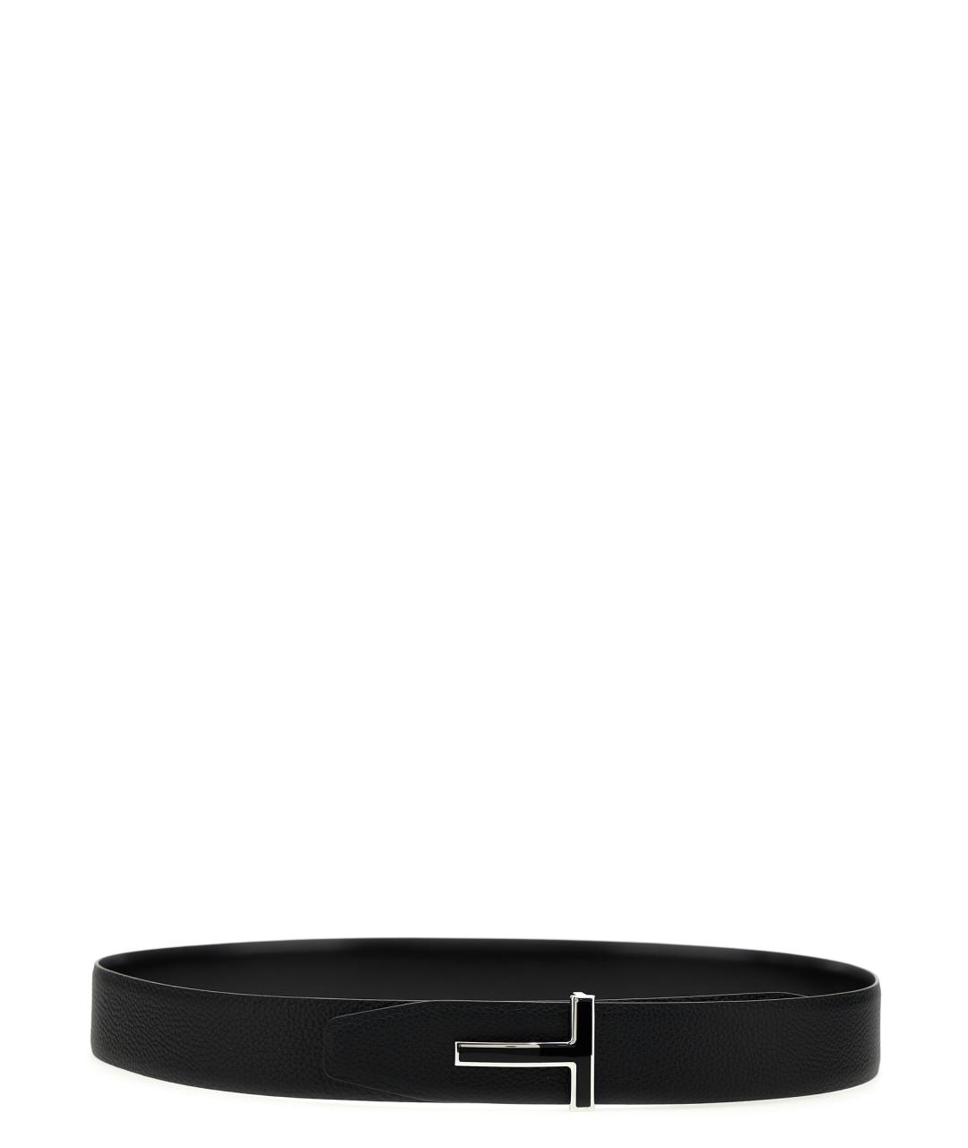 TOM FORD Черный кожаный ремень, фото 2