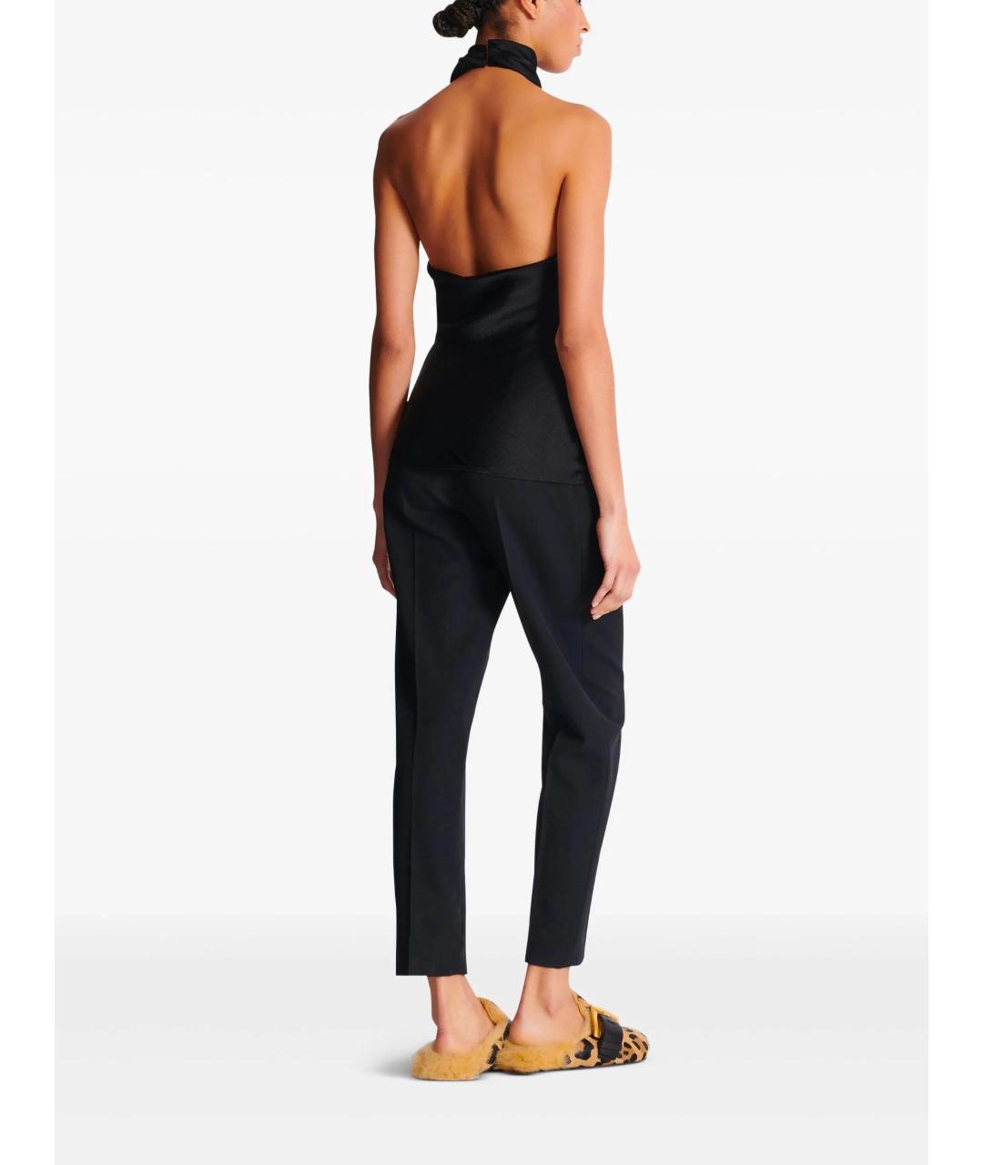BALMAIN Черная майка, фото 4