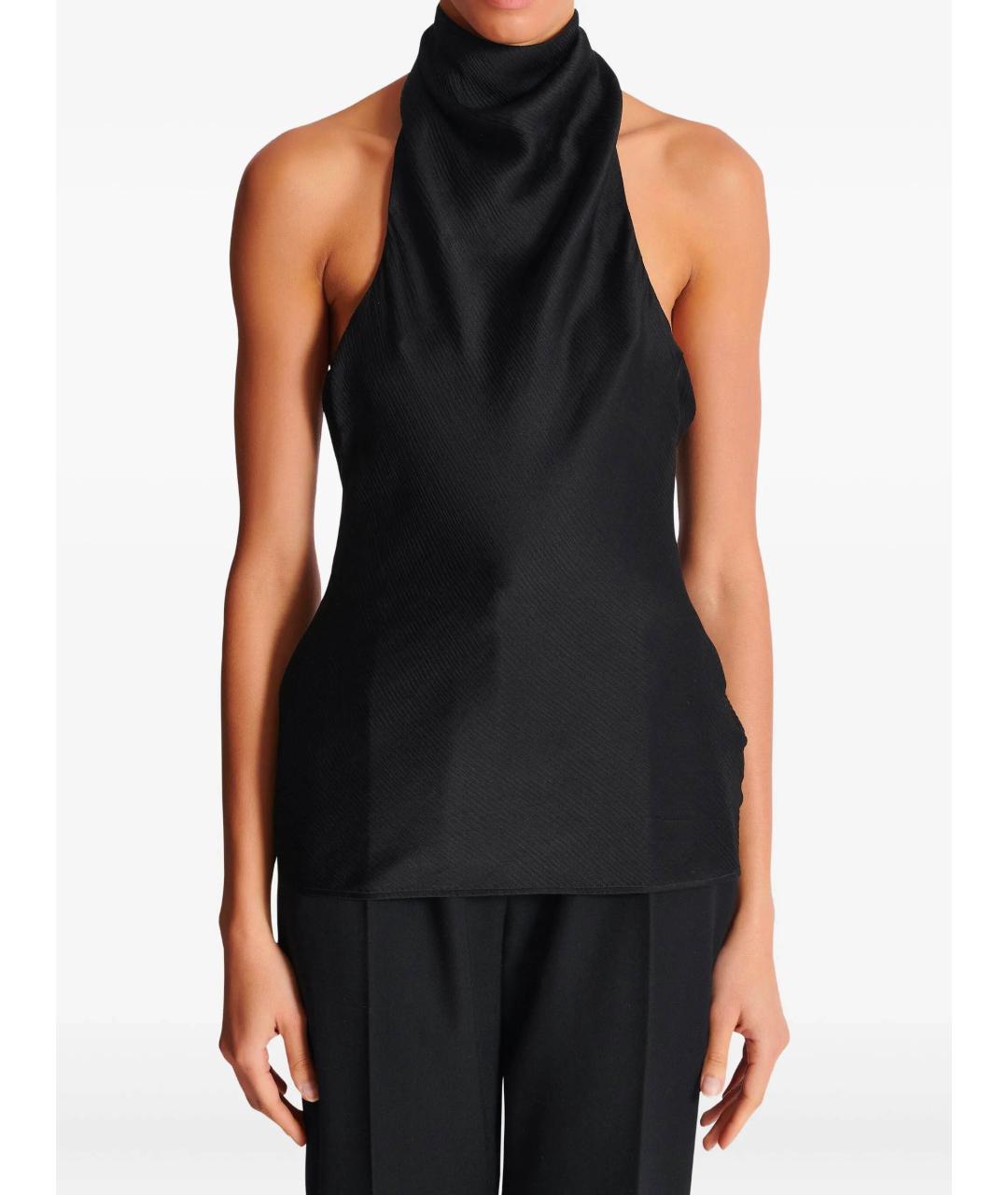 BALMAIN Черная майка, фото 6