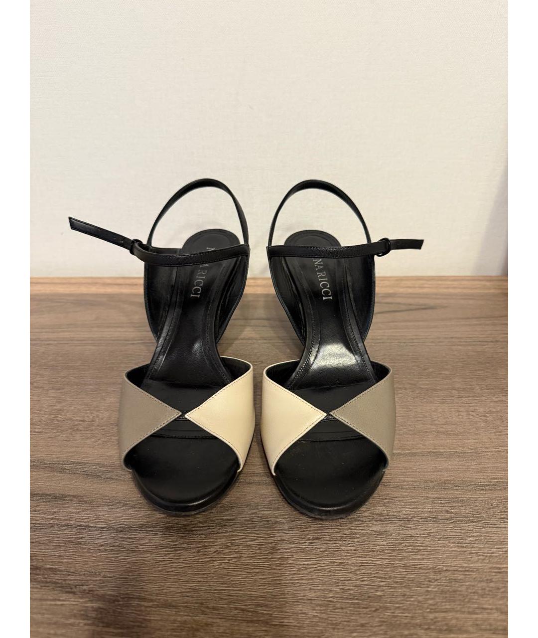 NINA RICCI Кожаные босоножки, фото 2