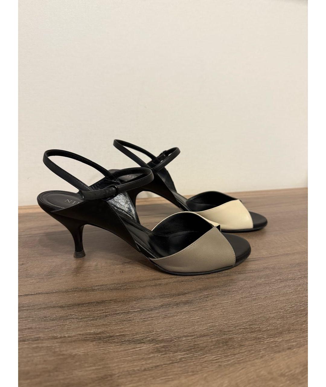 NINA RICCI Кожаные босоножки, фото 9