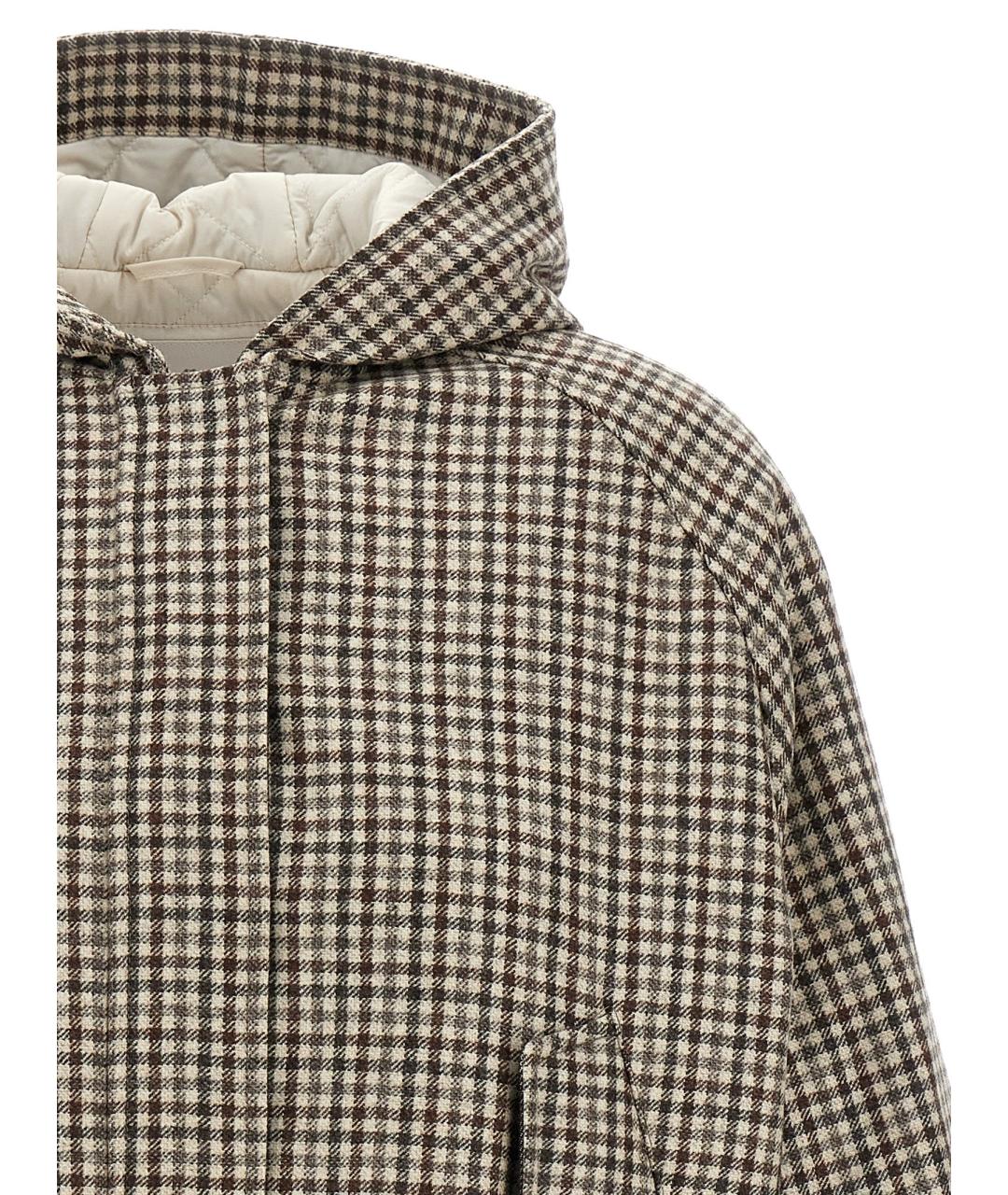 BRUNELLO CUCINELLI Бежевая шерстяная куртка, фото 3
