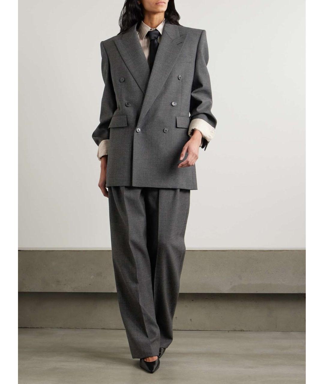 SAINT LAURENT Черные кожаные туфли, фото 7