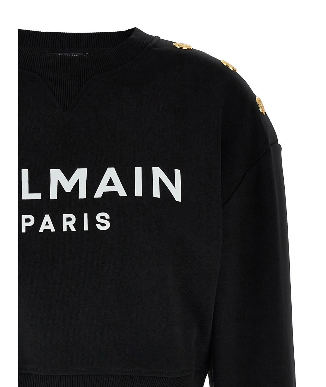 BALMAIN Черный джемпер / свитер, фото 3