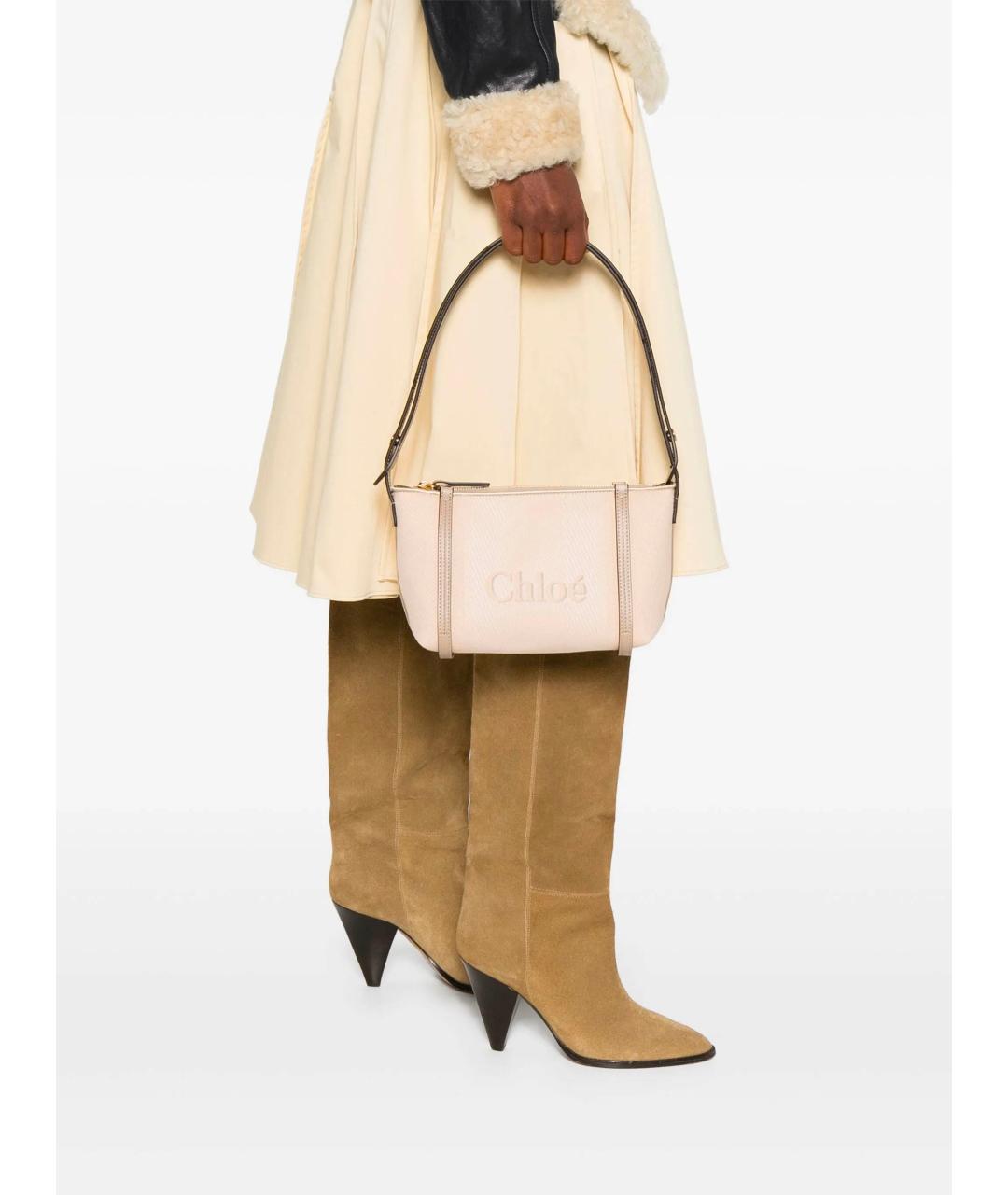 CHLOE Розовая сумка через плечо, фото 2