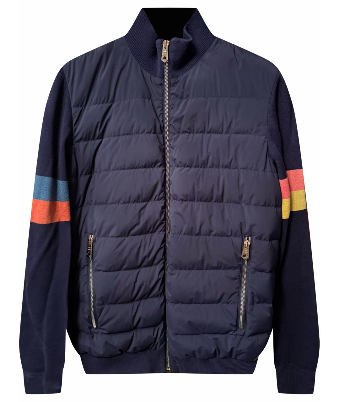 PAUL SMITH Темно-синяя полиамидовая куртка, фото 1