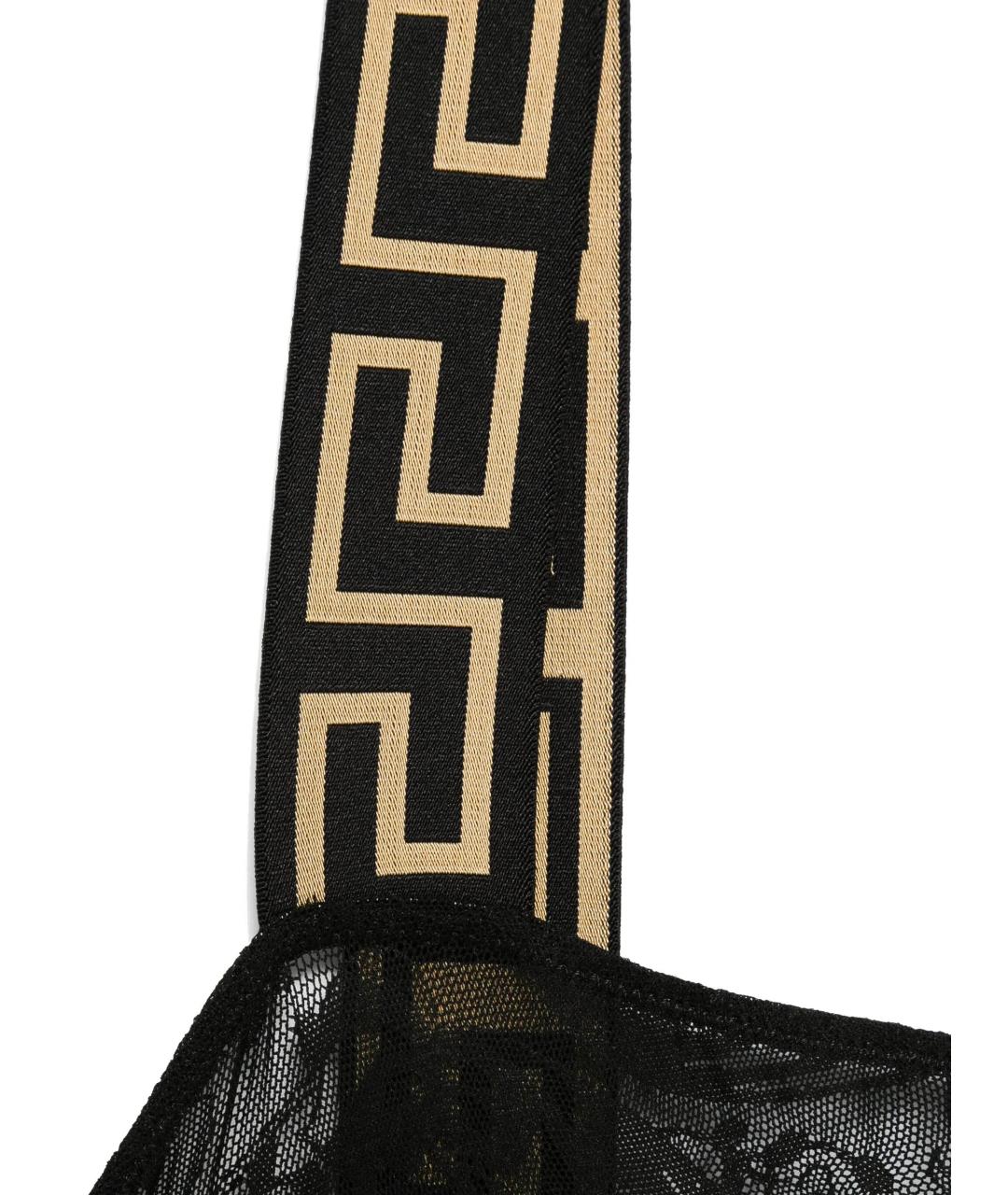 VERSACE Черное полиамидовое боди, фото 3
