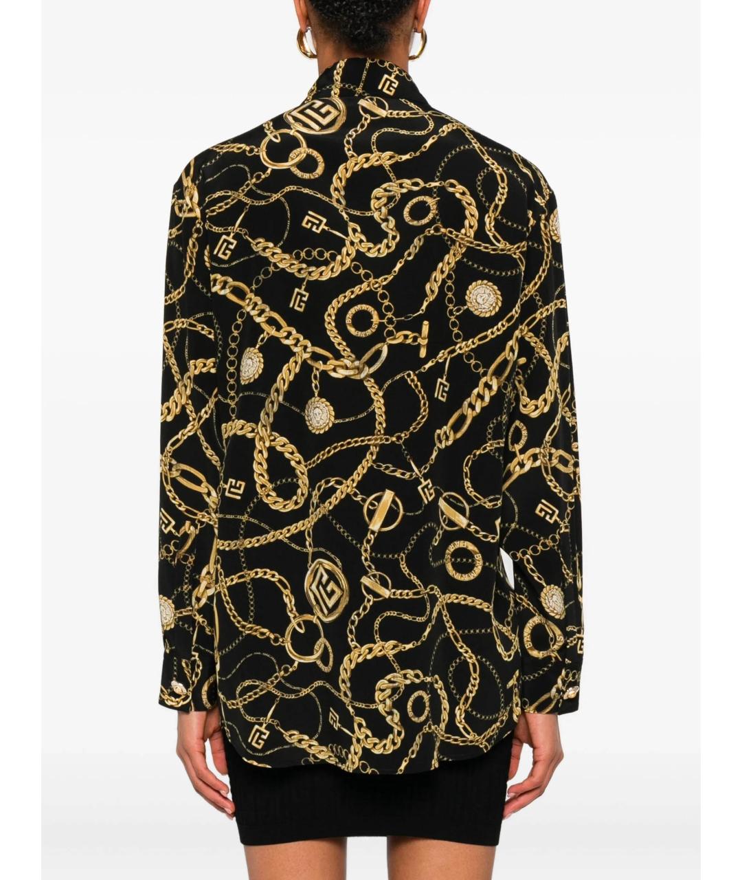 BALMAIN Мульти шелковая рубашка, фото 4