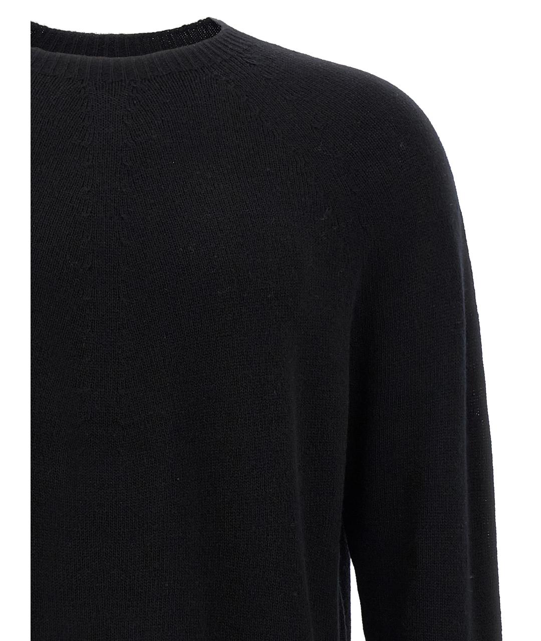 JIL SANDER Черный шерстяной джемпер / свитер, фото 3