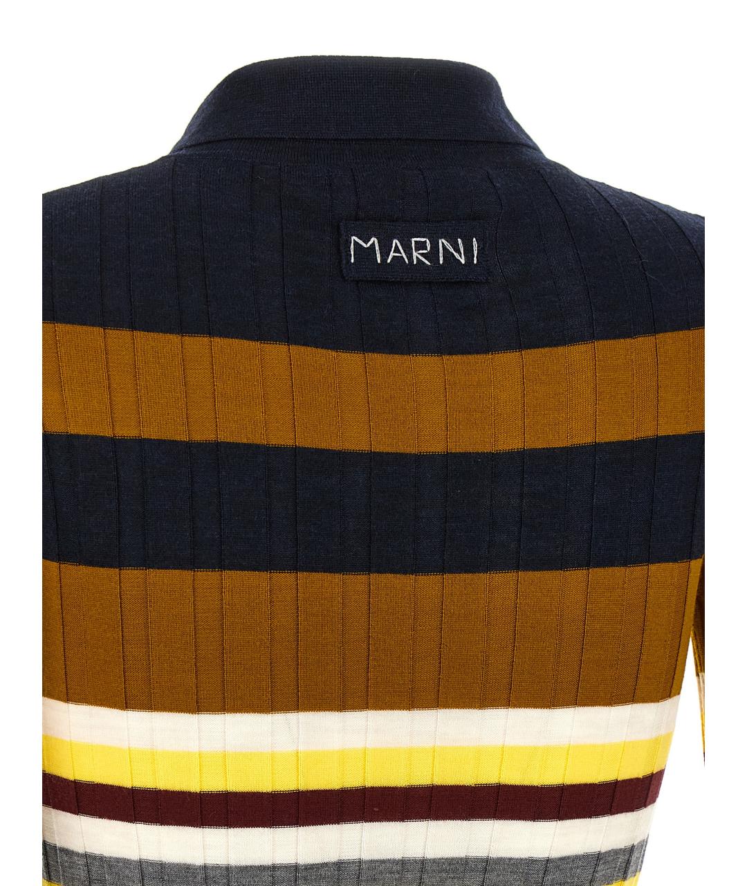 MARNI Мульти шерстяная футболка, фото 4