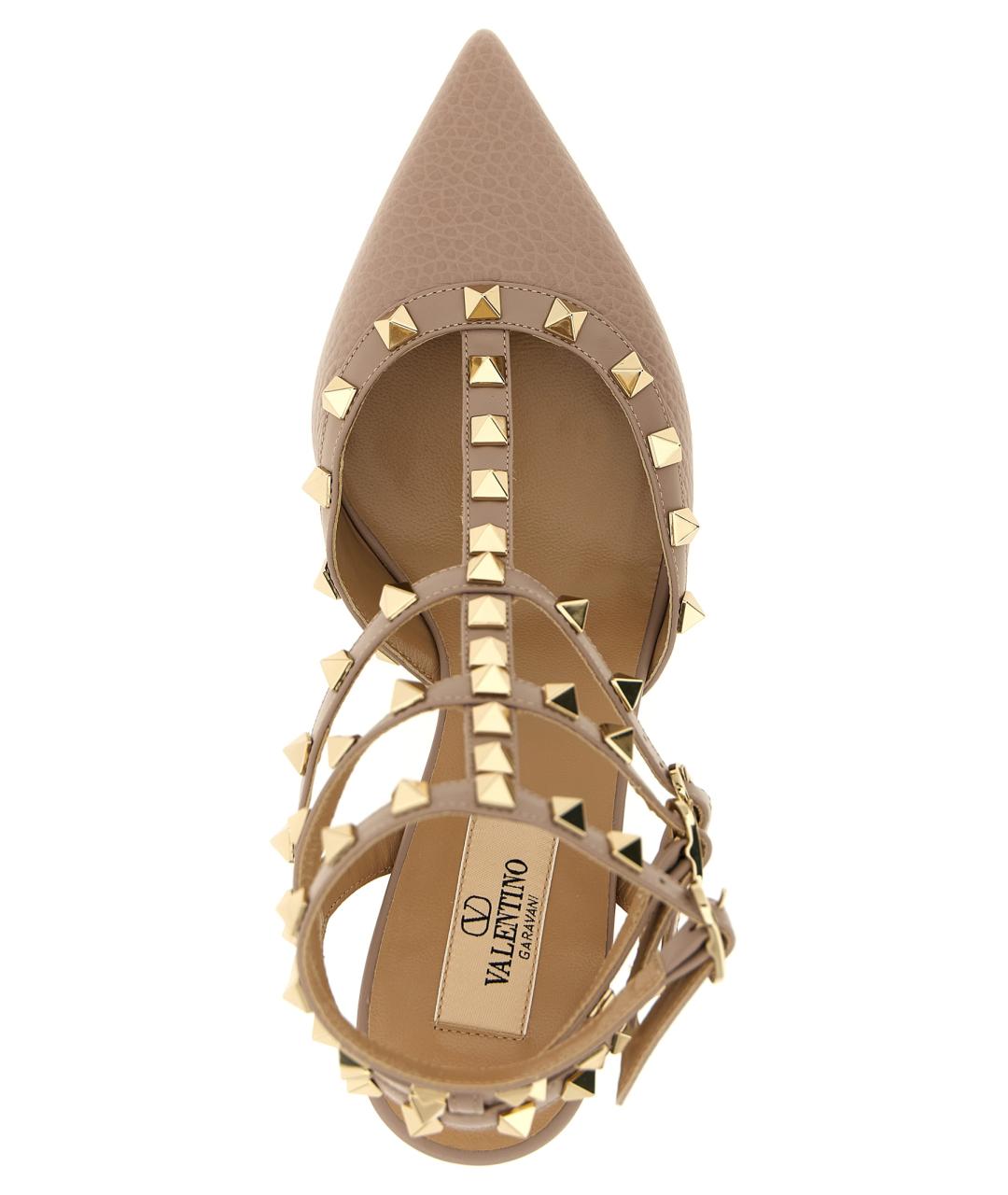 VALENTINO Розовые кожаные туфли, фото 4