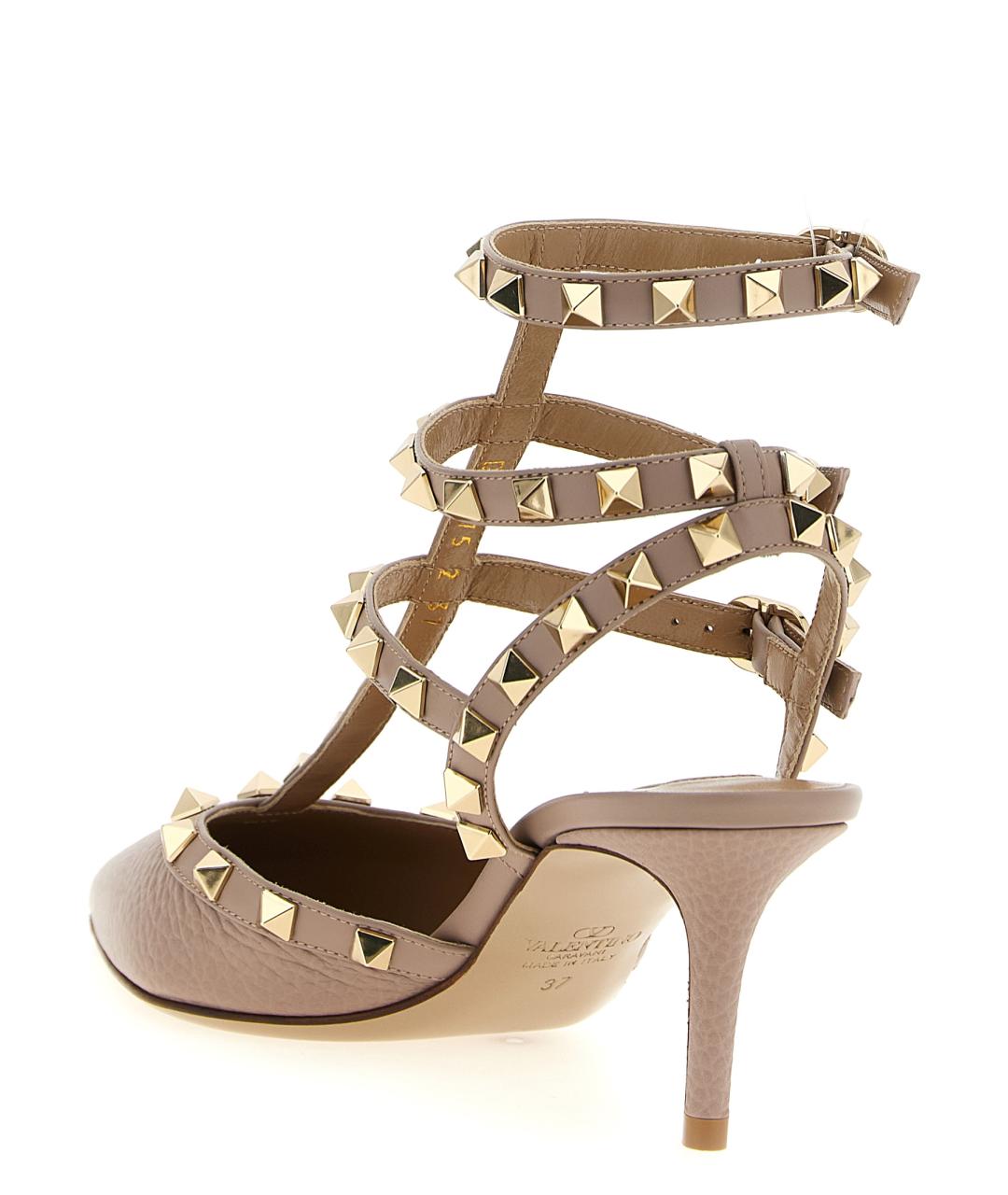 VALENTINO Розовые кожаные туфли, фото 3