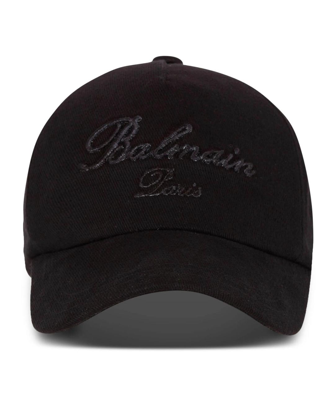 BALMAIN Черная кепка, фото 1