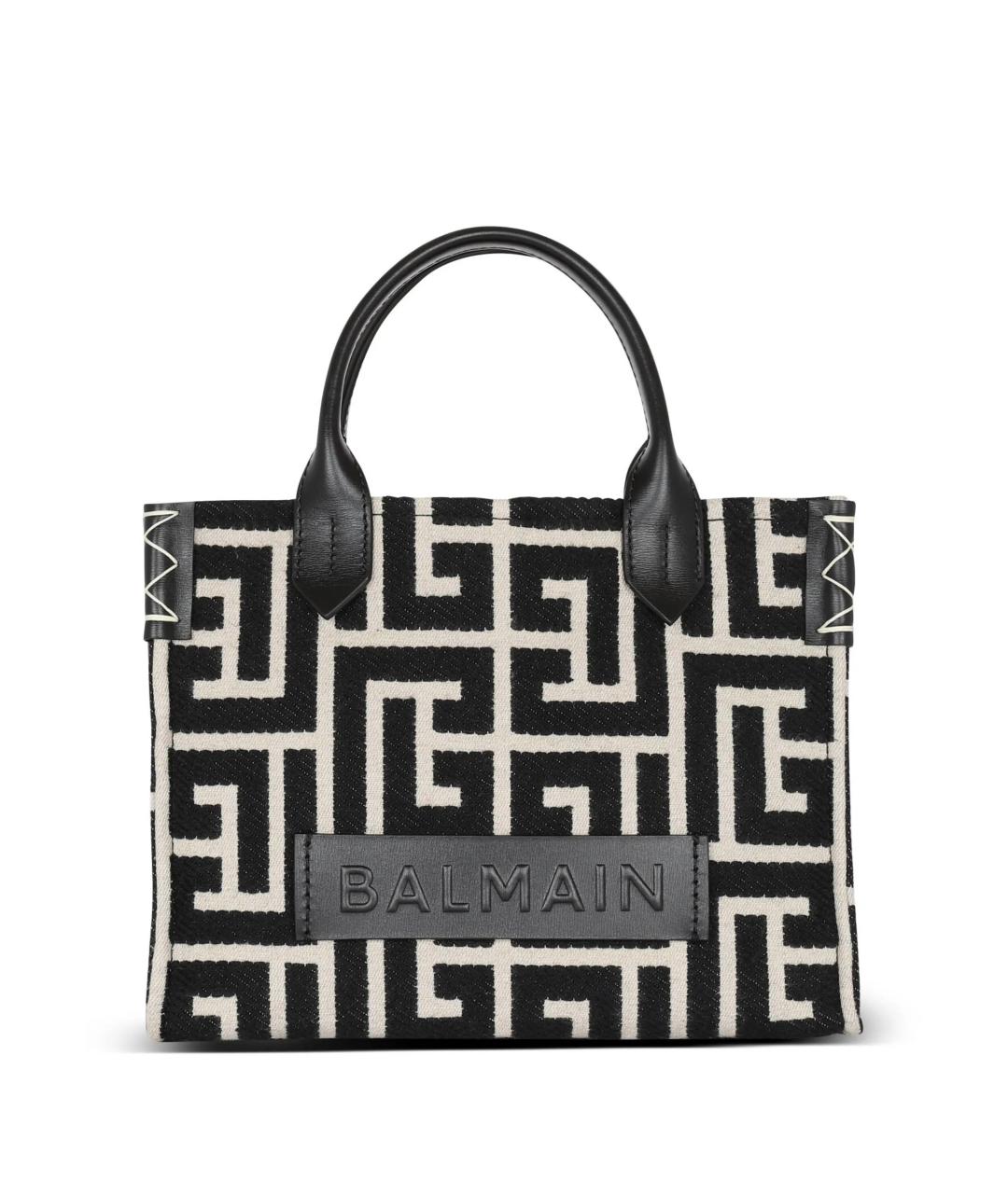 BALMAIN Черная сумка тоут, фото 1