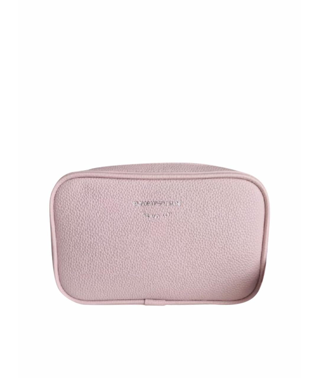 EMPORIO ARMANI Розовая сумка через плечо из искусственной кожи, фото 1
