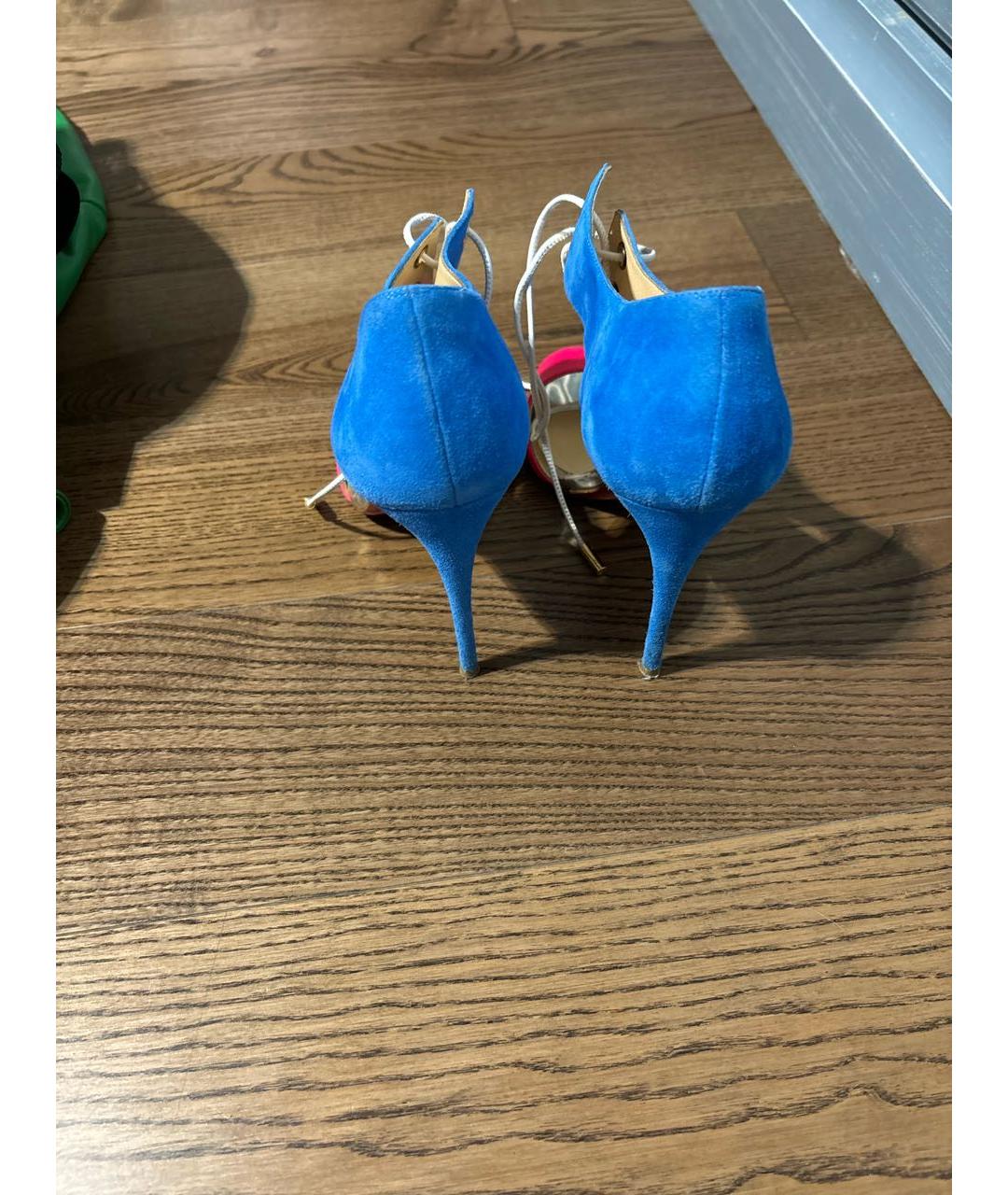 CHRISTIAN LOUBOUTIN Мульти кожаные босоножки, фото 3