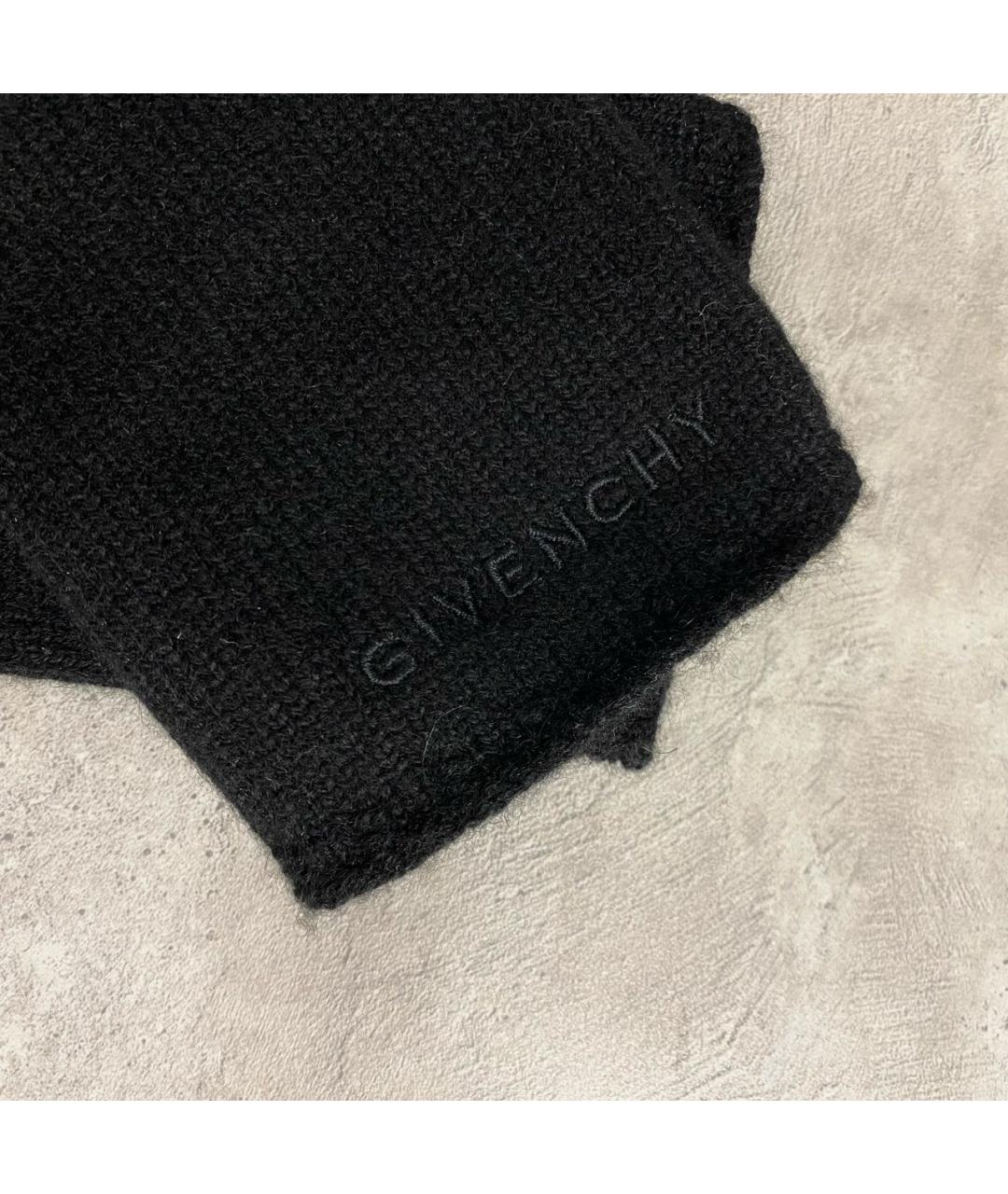 GIVENCHY Черные кашемировые перчатки, фото 3