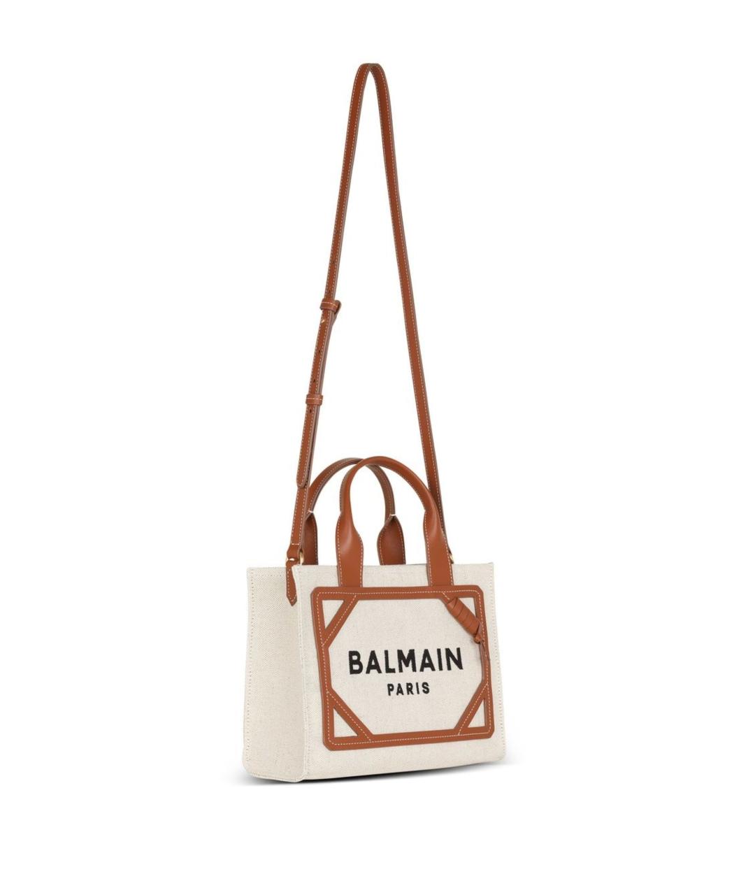 BALMAIN Бежевая сумка тоут, фото 4