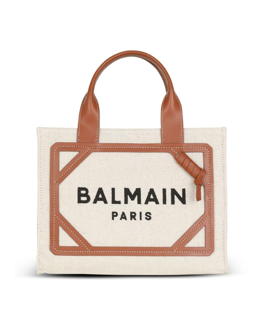 BALMAIN Бежевая сумка тоут, фото 1