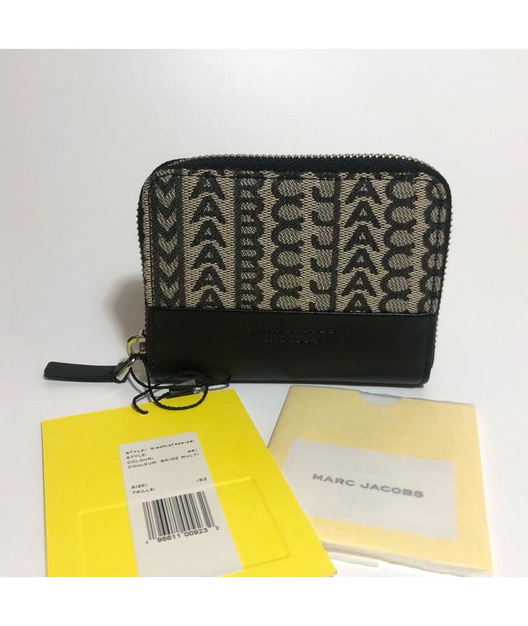 MARC JACOBS Черный кожаный кошелек, фото 5