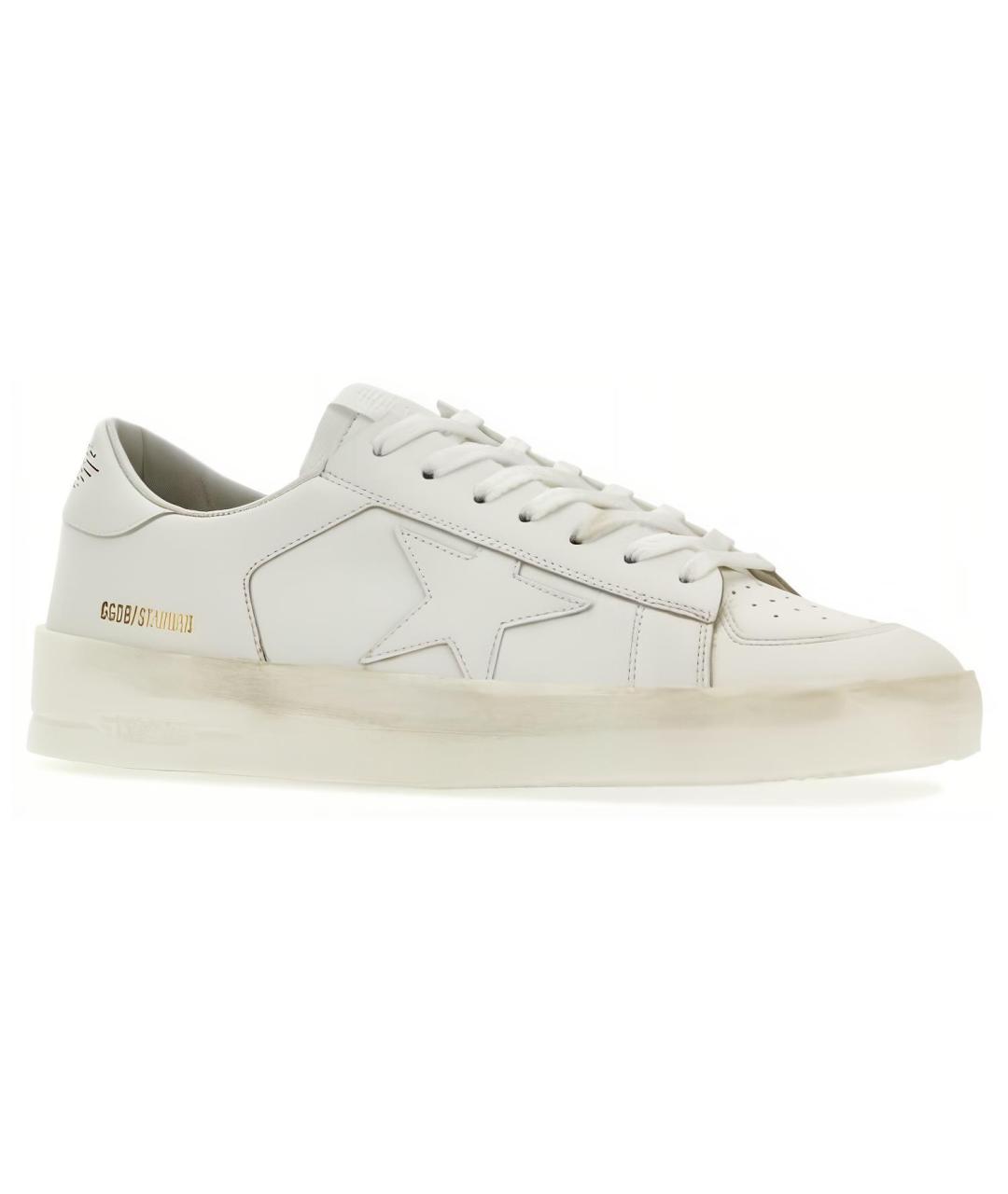 GOLDEN GOOSE DELUXE BRAND Белые низкие кроссовки / кеды, фото 3