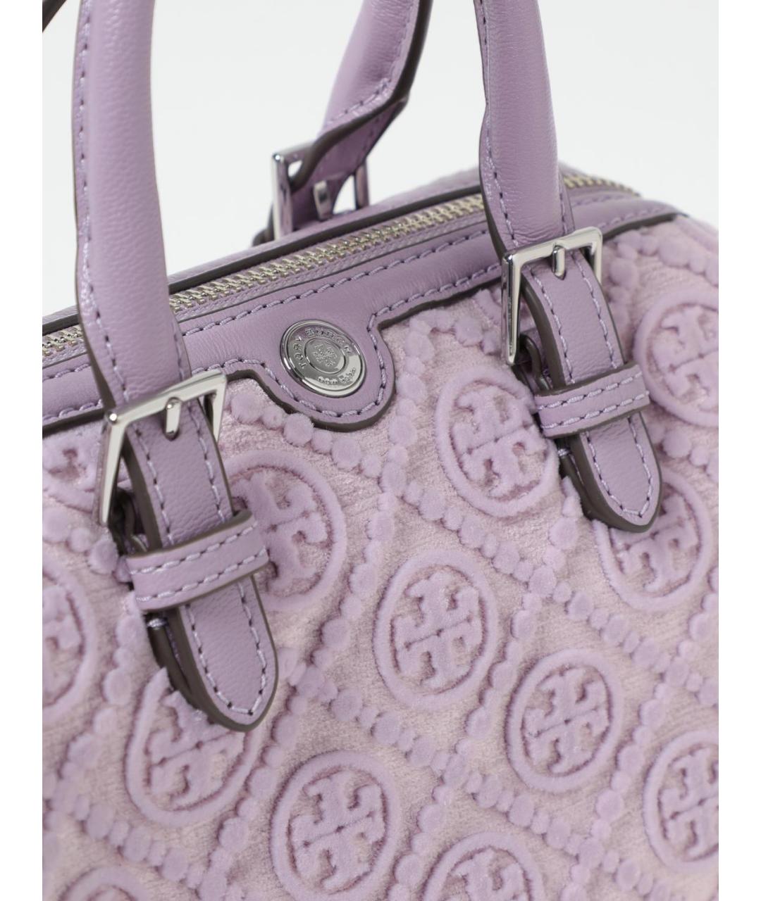 TORY BURCH Фиолетовая сумка тоут, фото 3