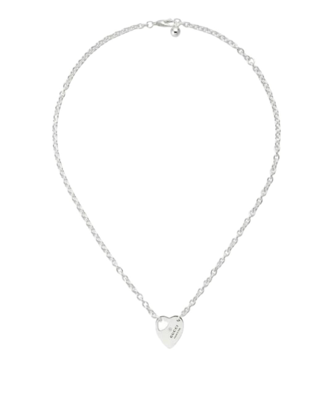 GUCCI Серебряная серебряная подвеска, фото 1