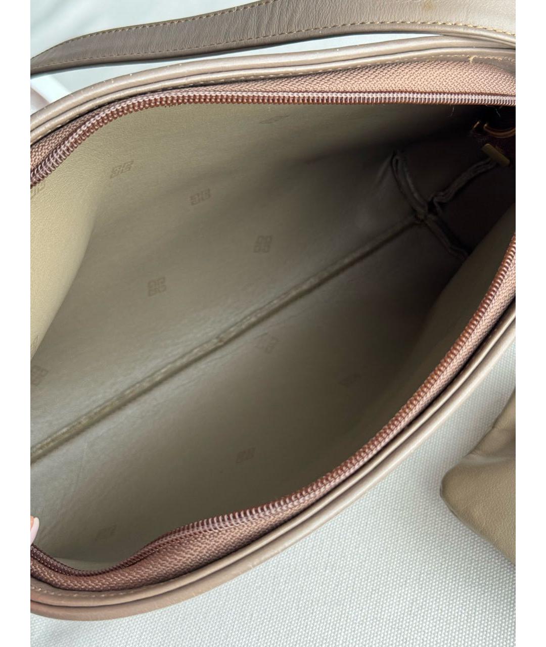GIVENCHY Коричневая кожаная сумка через плечо, фото 4