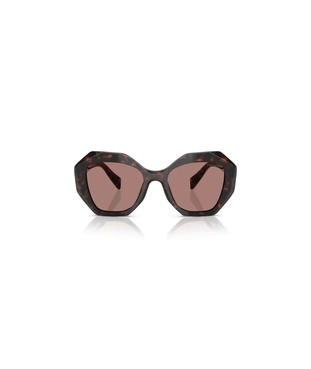 PRADA Коричневые солнцезащитные очки, фото 2