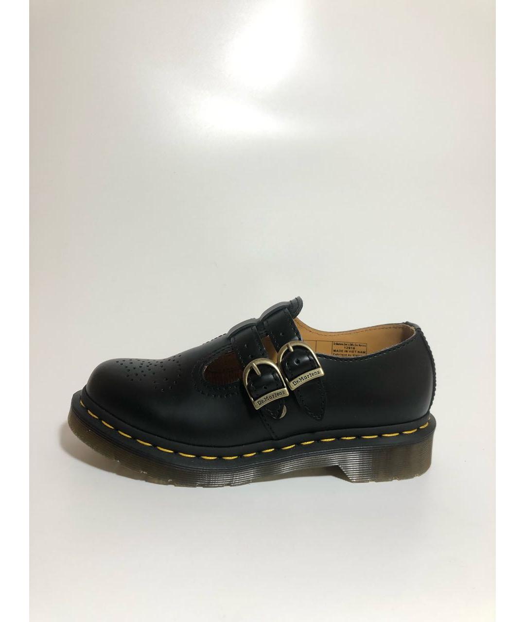 DR. MARTENS Черные кожаные ботинки, фото 6