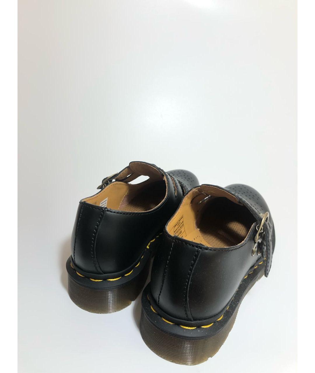 DR. MARTENS Черные кожаные ботинки, фото 3
