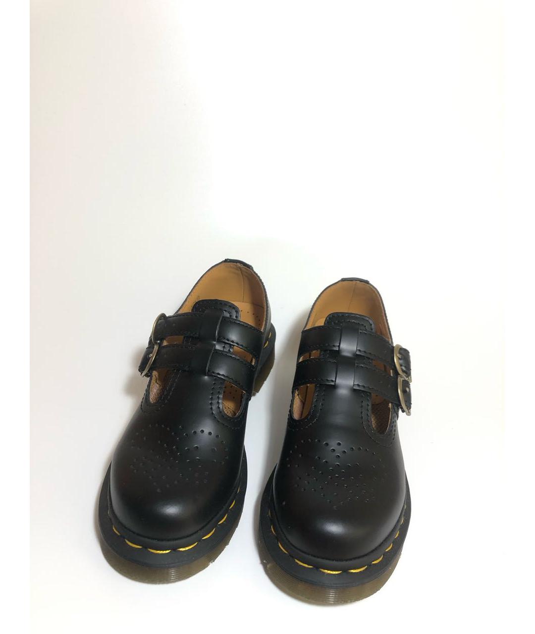 DR. MARTENS Черные кожаные ботинки, фото 2