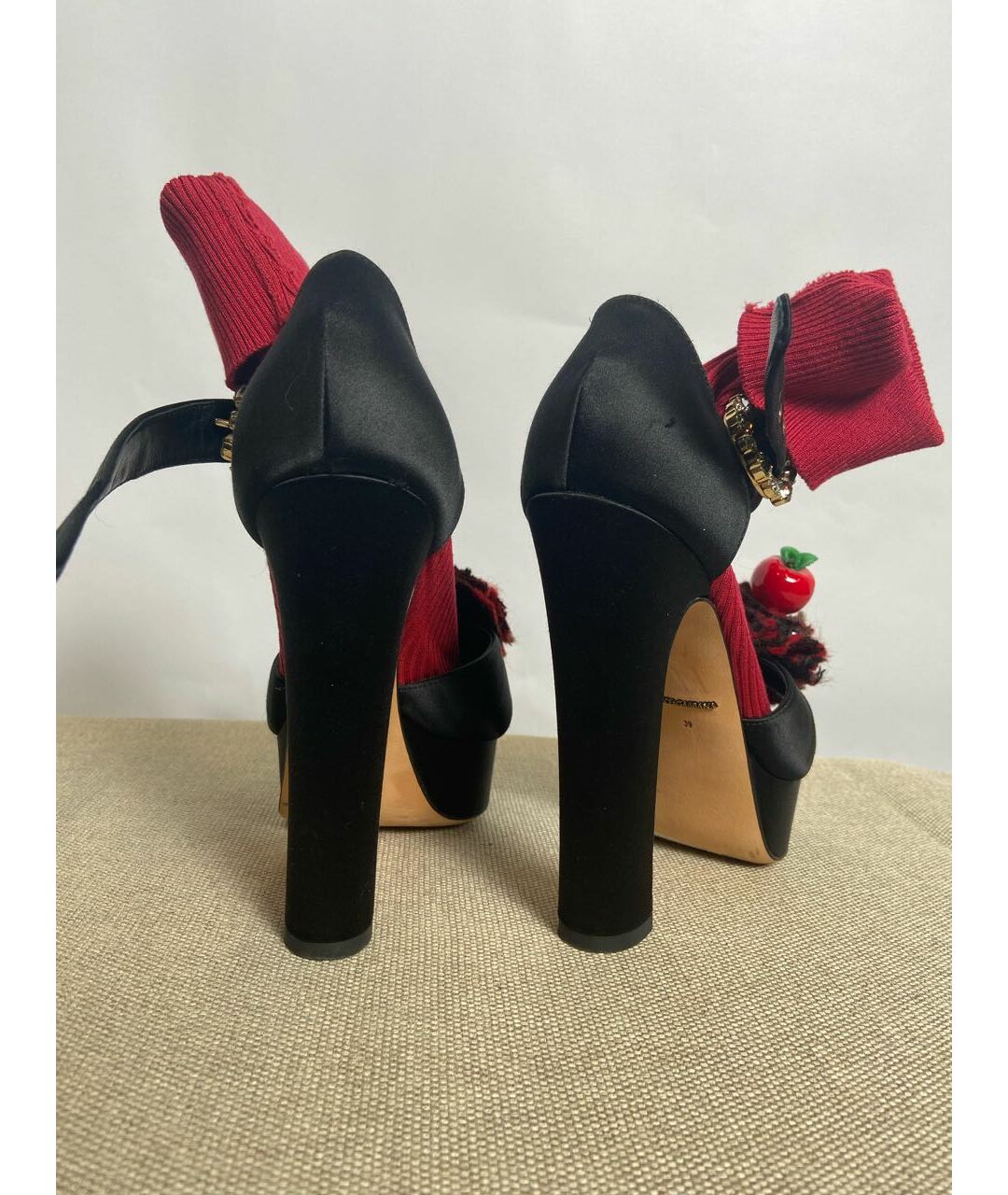 DOLCE&GABBANA Замшевые босоножки, фото 3