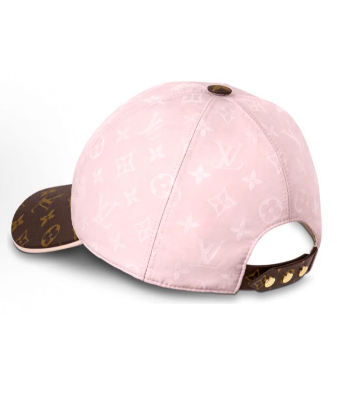 LOUIS VUITTON Розовая хлопковая кепка, фото 2