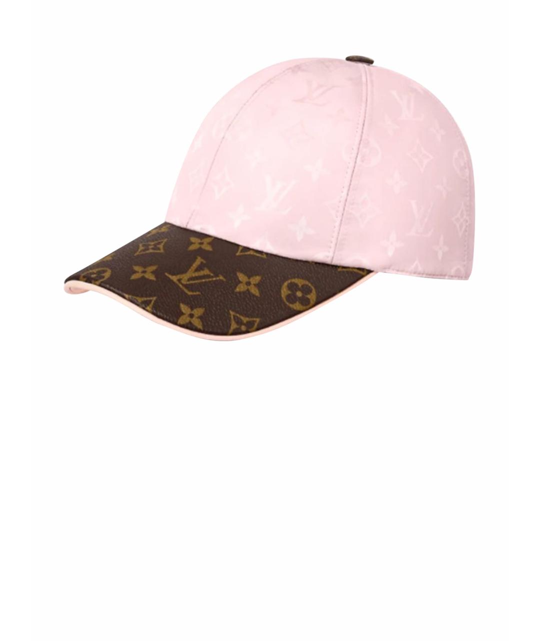 LOUIS VUITTON Розовая хлопковая кепка, фото 1