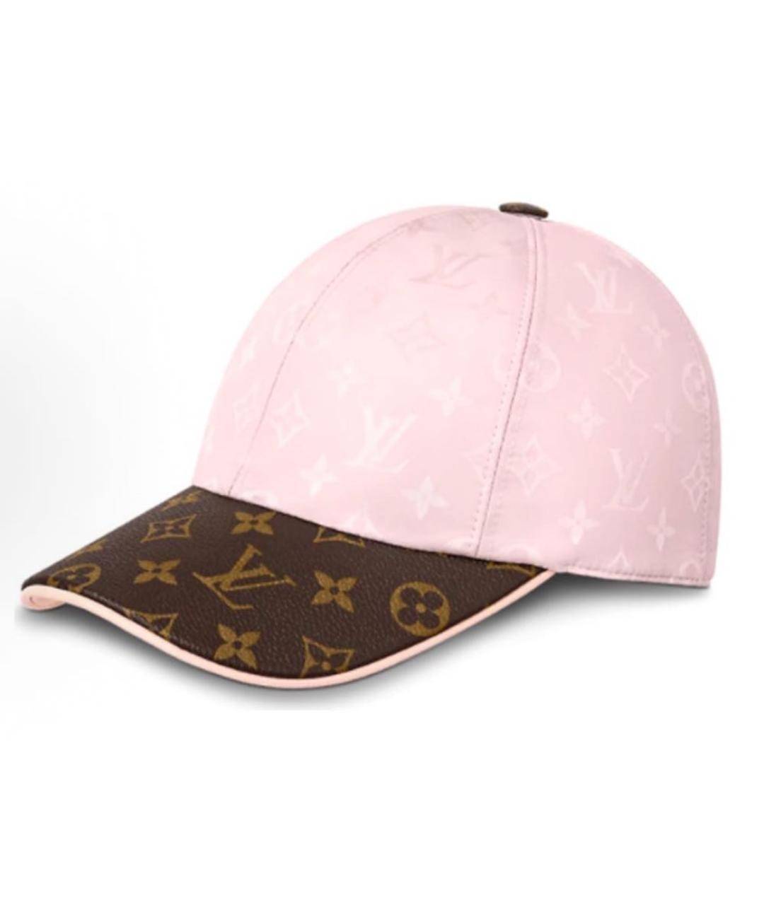 LOUIS VUITTON Розовая хлопковая кепка, фото 3