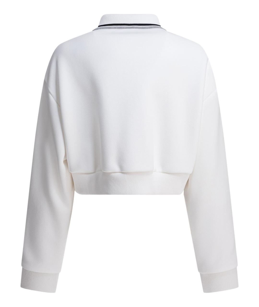 MIU MIU Белая хлопковая куртка, фото 2