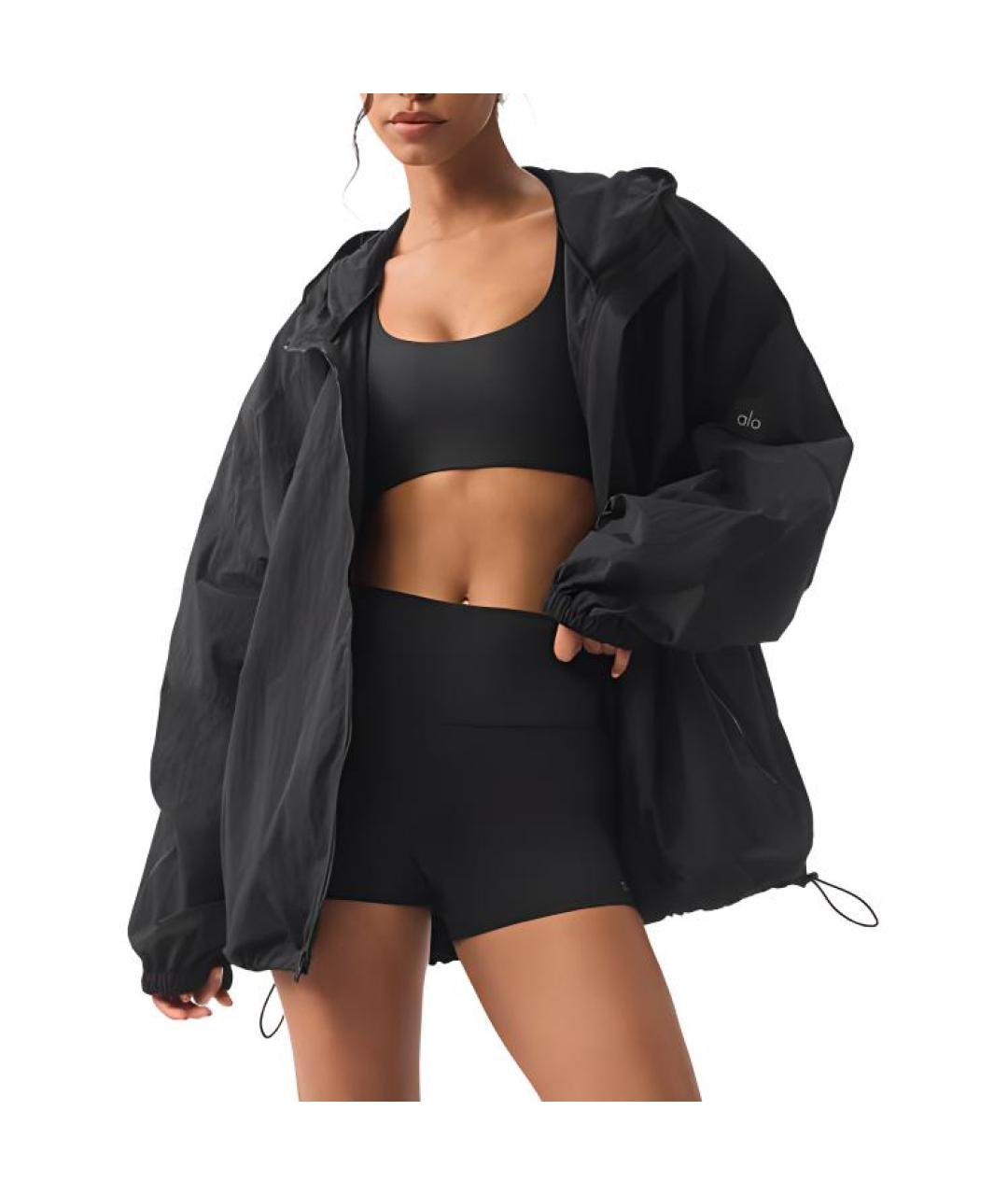 ALO YOGA Черная куртка, фото 4