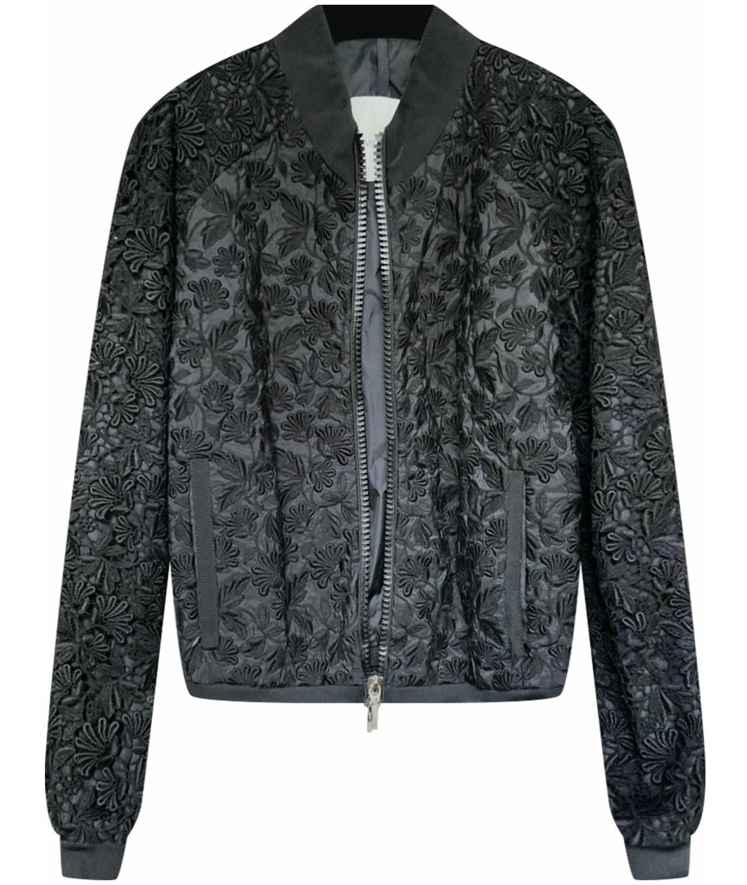 MONCLER Черная кружевная куртка, фото 1