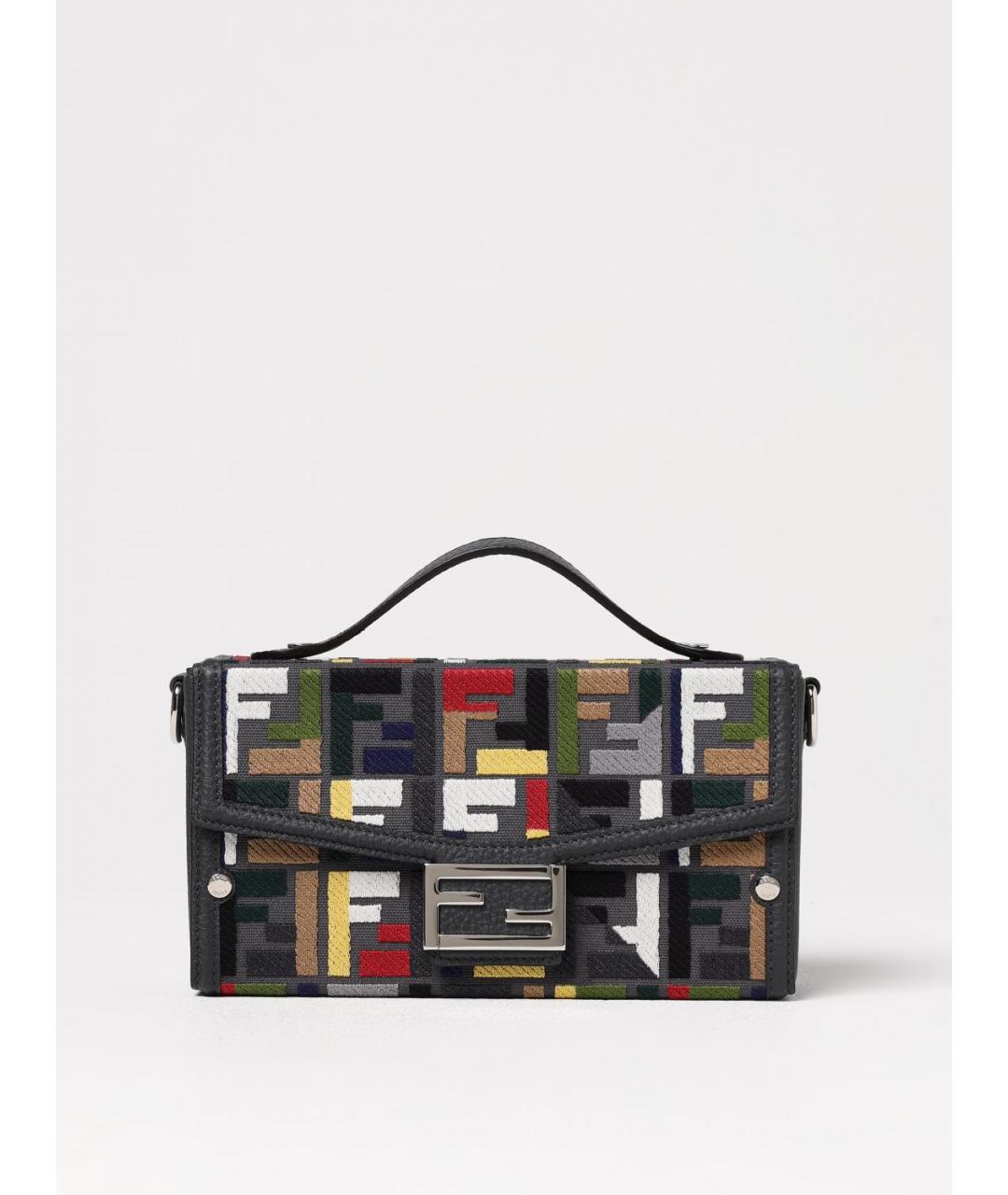 FENDI Мульти тканевая сумка на плечо, фото 6