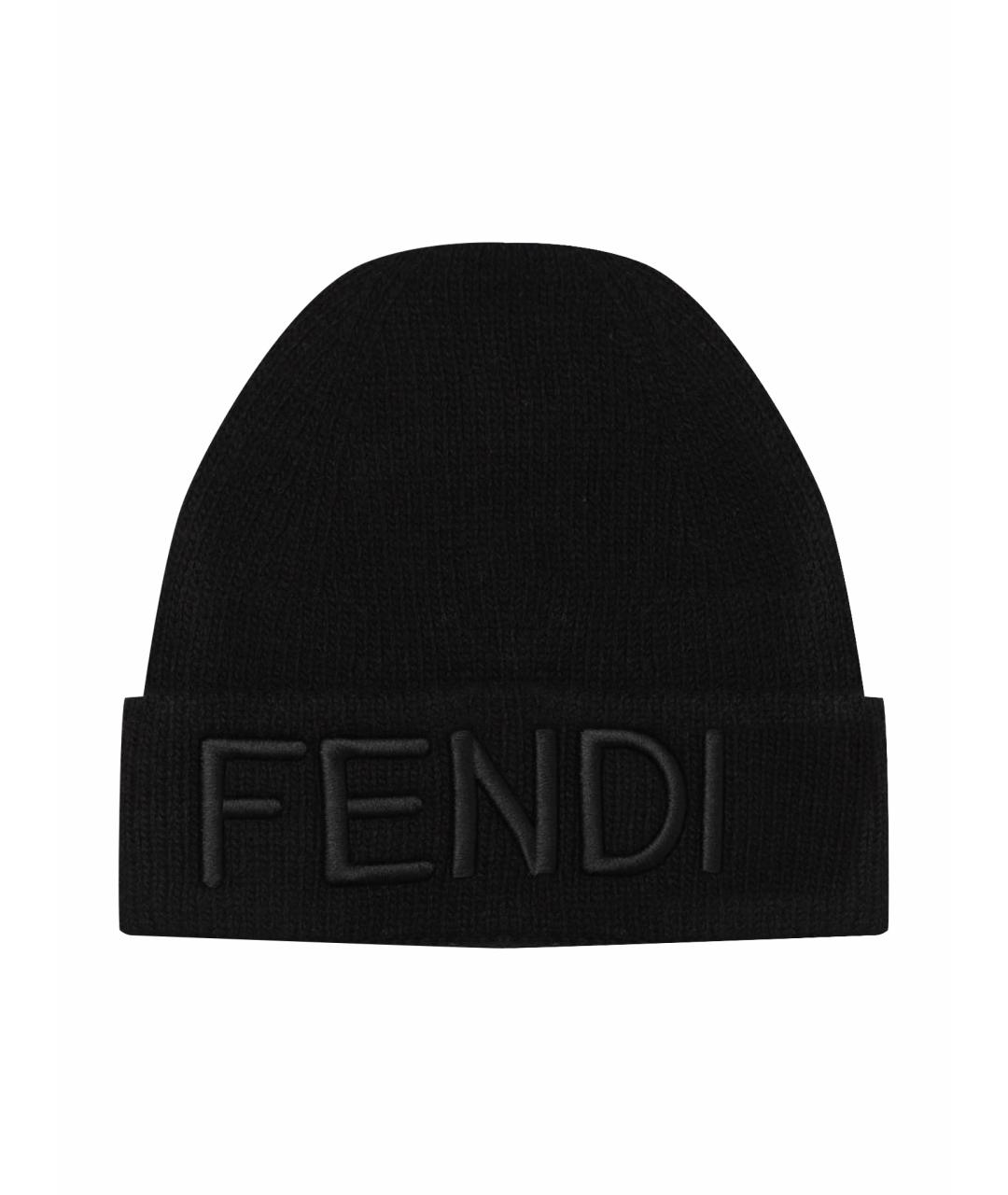 FENDI Черная кепка/бейсболка, фото 1