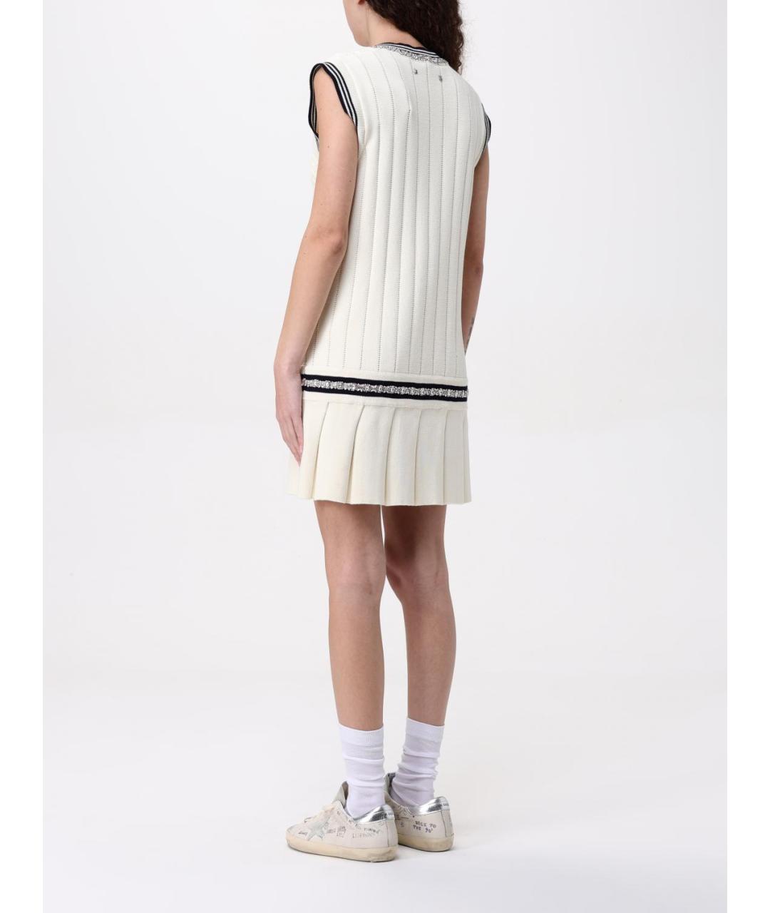 GOLDEN GOOSE DELUXE BRAND Белое повседневное платье, фото 3